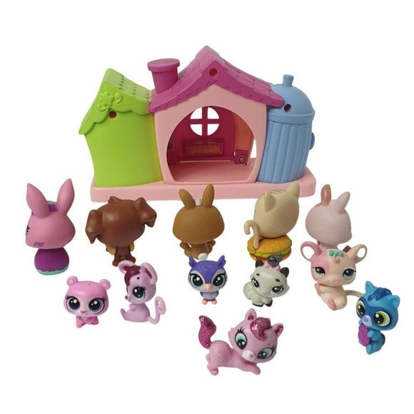 Littlest Pet Shop Toy Set With 12 Animal Figures & House Playset - Picture 6 of 8